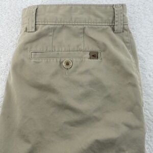 Camel Active Men Khaki Chino Pants Flat Front‎ Cotton Size 36